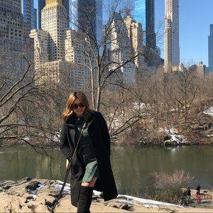 ZARA Green Twill Dress